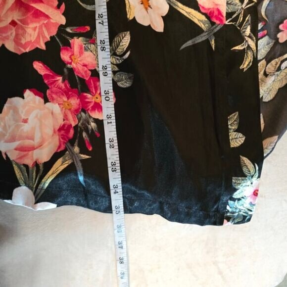 In Bloom Romance Collection Romance‎ Lace-Trim Floral Wrapper Robe - Extra Large - Picture 8 of 8